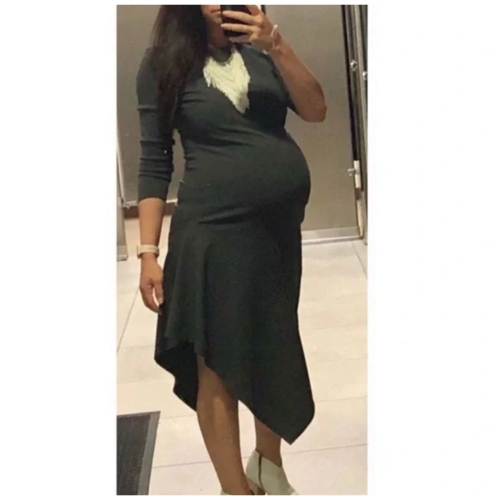 HUTCH • Charcoal Jo Long Sleeve Dress - Picture 9 of 10